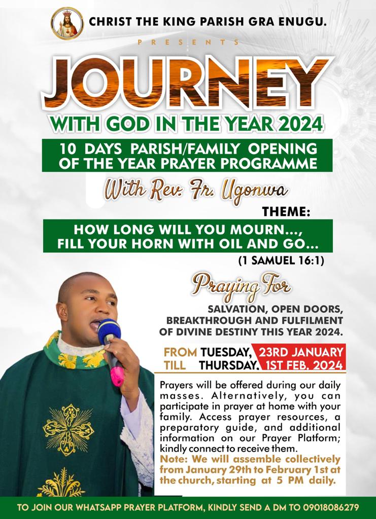 JOURNEY WITH GOD IN THE YEAR 2024